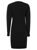 Max Mara Studio Rodi Wool og Viscose Knit Dress