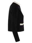 Max Mara Studio Agito Viscose Knit Jacket