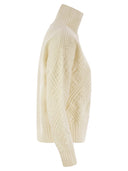 Max Mara Studio Panino Argyle Cashmere Blend Sweater