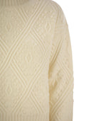 Max Mara Studio Panino Argyle Cashmere Blend Sweater