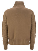 Max Mara Studio Panino Argyle Cashmere Blend Sweater