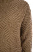 Max Mara Studio Panino Argyle Cashmere Blend Sweater