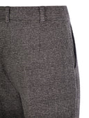 Max Mara Studio Gerico Slim Trousers In Cotton And Viscose Blend