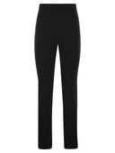 Max Mara Studio Bozen Slim Trousers In Technical Cady