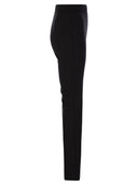 Max Mara Studio Bozen Slim Trousers In Technical Cady