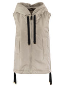 S Max Mara Greengo mouwloos in druppelbestendige technische stof