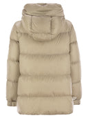 S Max Mara Seia Drip Proof Canvas Down Jacket