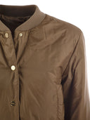 S Max Mara Greenbi Reversible Canvas Bomber Jacket