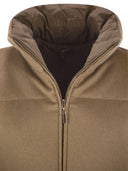 S Max Mara Dante Reversible Long Down Jacket In Camel