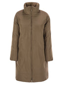 S Max Mara Dante Reversible Long Down Jacket In Camel