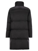 S Max Mara Seibi Long Down Jacket In Anti Drip Canvas
