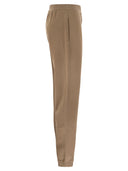 S Max Mara Po Cotton Jogging Trousers