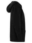 S Max Mara Double Cotton Sweatshirt With Zip