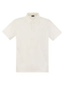 Paul & Shark Garment Dyed Pique Cotton Polo Shirt