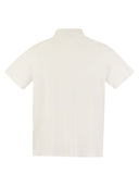 Paul & Shark Garment Dyed Pique Cotton Polo Shirt