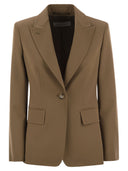 Max Mara Palchi Wool Gabardine Blazer