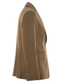Max Mara Palchi Wool Gabardine Blazer