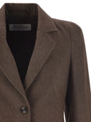 Max Mara Agguati Denim Effect Cotton Blazer