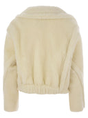 Max Mara Oggeri Short Teddy Bear in alpaca, lana e seta