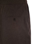 Max Mara Pianosa Denim Effect Cotton Skirt