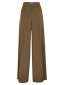 Max Mara Ninfa Wool Gabardine Trousers