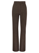 Max Mara Galizia Slim Fit Cotton Trousers