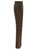Max Mara Galizia Slim Fit Cotton Trousers
