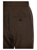 Max Mara Galizia Slim Fit Cotton Trousers