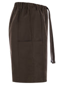Max Mara Quebec Bermuda Shorts In Linen And Silk