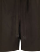 Max Mara Quebec Bermuda Shorts In Linen And Silk