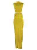 Max Mara Panaro Silk Satin Hourglass Dress