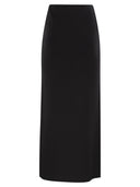 Max Mara Alce Viscose Crepe Skirt