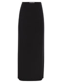 Max Mara Alce Viscose Crepe Skirt
