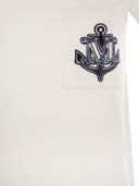 Max Mara Acacia Jersey T Shirt With Embroidered Breast Pocket