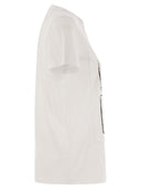 Max Mara Colibri Cotton T Shirt With Front Print
