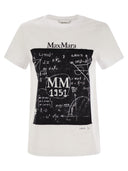 Max Mara Colibri Cotton T Shirt With Front Print