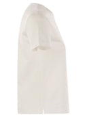 Max Mara Nerina Basic Cotton T -skjorte