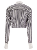 Camisa de cultivo Poplin rayado Sportmax Abano