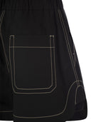 Pantalones cortos de algodón de lacrima sportmax