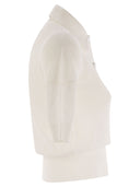 Sportmax Casta Mesh Strick Poloshirt