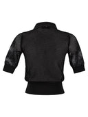 Sportmax Casta Mesh Strick Poloshirt