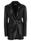 Sportmax Teoria Nappa Leather Long Blazer