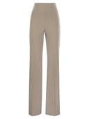 Sportmax Olea High Waisted Trousers In Scuba Jersey