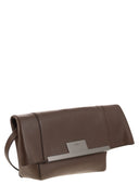 Max Mara Mmclaspclutch Small Natural Leather Clutch Bag