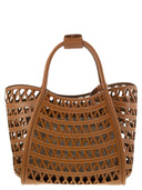 Max Mara Marinesweaving Marine Small Woven Leather Bag