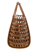 Max Mara Marinesweaving Marine Small Woven Leather Bag