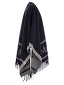 Max Mara Hilde Wool Cape With Fringes