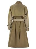 Weekend Max Mara Canasta Reversible Gabardine Tropf -Proof -Trenchcoat