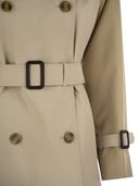 Weekend Max Mara Canasta Reversible Gabardine Tropf -Proof -Trenchcoat