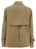 Weekend Max Mara Biglia Drip Proof Gabardine Short Trench Coat